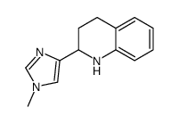 1,2,3,4-Tetrahydro-2-(1-methyl-1H-imidazol-4-yl)quinoline结构式