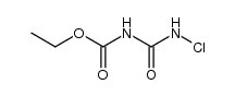 4-chloro-allophanic acid ethyl ester Structure