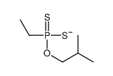 ethyl-(2-methylpropoxy)-sulfanylidene-sulfido-λ5-phosphane结构式
