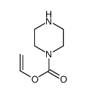 1-Piperazinecarboxylicacid,ethenylester(9CI) structure