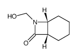 (1S,6R)-7-hydroxymethyl-7-azabicyclo[4.2.0]octan-8-one Structure