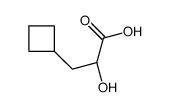 (2R)-3-Cyclobutyl-2-hydroxypropanoic acid Structure