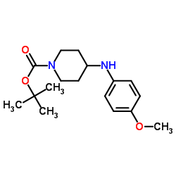 TERT-BUTYL 4-(4-METHOXYANILINO)TETRAHYDRO-1(2H)-PYRIDINECARBOXYLATE structure