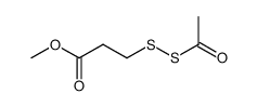 3-(Acetyldithio)-propionsaeuremethylester Structure