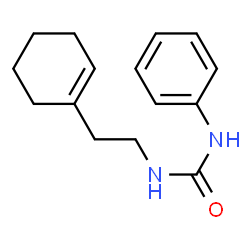 1-[2-(cyclohex-1-en-1-yl)ethyl]-3-phenylurea structure