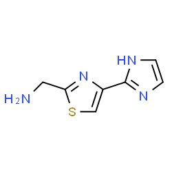 2-Thiazolemethanamine,4-(1H-imidazol-2-yl)-结构式