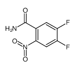 4,5-Difluoro-2-nitro-benzamide结构式