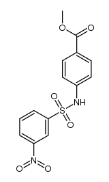 methyl 4-(3-nitrophenylsulfonamido)benzoate Structure