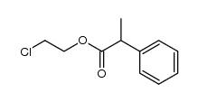 2-chloroethyl 2-phenylpropanoate Structure