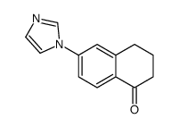 6-(1H-imidazol-1-yl)-3,4-dihydronaphthalen-1(2H)-one结构式