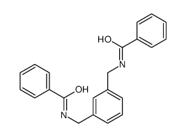 N-[[3-(benzamidomethyl)phenyl]methyl]benzamide Structure