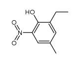 2-ethyl-4-methyl-6-nitrophenol Structure
