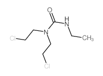 1,1-bis(2-chloroethyl)-3-ethyl-urea structure