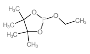1,3,2-Dioxaphospholane,2-ethoxy-4,4,5,5-tetramethyl- structure