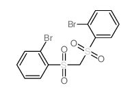 Benzene,1,1'-[methylenebis(sulfonyl)]bis[2-bromo- (9CI) Structure