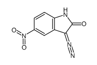 3-diazo-5-nitro-1,3-dihydro-2H-indol-2-one结构式