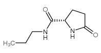 2-Pyrrolidinecarboxamide,5-oxo-N-propyl-,(2S)-(9CI) Structure