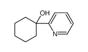 1-pyridin-2-ylcyclohexan-1-ol结构式