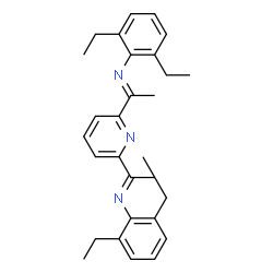 Benzenamine, N,N'-(2,6-pyridinediyldiethylidyne)bis[2,6-diethyl-结构式