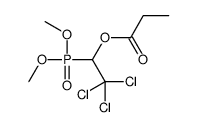 (2,2,2-trichloro-1-dimethoxyphosphorylethyl) propanoate Structure