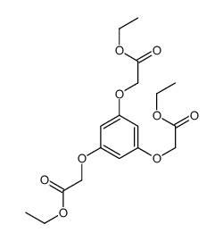 ethyl 2-[3,5-bis(2-ethoxy-2-oxoethoxy)phenoxy]acetate结构式