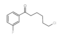 6-chloro-1-(3-fluorophenyl)hexan-1-one结构式