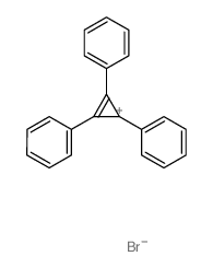 Cyclopropenylium,1,2,3-triphenyl-, bromide (1:1)结构式