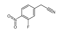 3-FLUORO-4-NITROPHENYLACETONITRILE structure