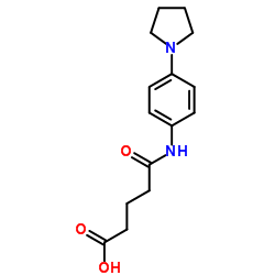 4-(4-PYRROLIDIN-1-YL-PHENYLCARBAMOYL)-BUTYRIC ACID structure