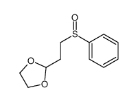 2-[2-(benzenesulfinyl)ethyl]-1,3-dioxolane Structure