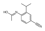 4-Cyano-2-isopropylacetanilide Structure