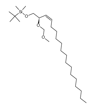 (2R,3Z)-1-(tert-butyldimethylsiloxy)-2-(methoxymethoxy)-3-octadecene Structure