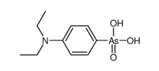 [4-(diethylamino)phenyl]arsonic acid结构式