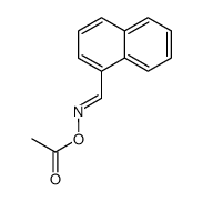 (E)-1-Naphthalenecarbaldehyde O-acetyl oxime结构式