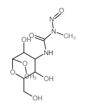 Altropyranoside, methyl-3-deoxy-3-(3-methyl-3-nitrosoureido)-, .alpha.-D-结构式