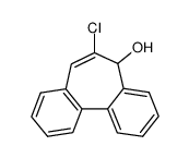 6-Chlor-5H-dibenzo(a,c)cyclohepten-5-ol结构式