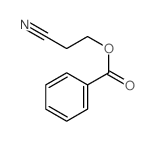 2-cyanoethyl benzoate结构式