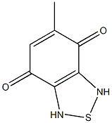 5-Methyl-2,1,3-benzothiadiazole-SIV-4,7-diol结构式
