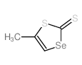 5-methyl-1,3-thiaselenole-2-thione结构式