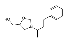 [3-(4-phenylbutan-2-yl)-1,3-oxazolidin-5-yl]methanol结构式