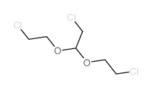 Ethane, 2-chloro-1,1-bis(2-chloroethoxy)- Structure