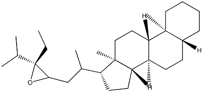 23,24-Epoxy-5α-stigmastane Structure