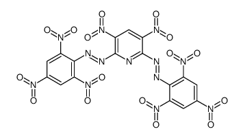 2,6-Bis(picrylazo)-3,5-dinitropyridine Structure