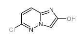 6-氯-2-羟基咪唑并[1,2-b]吡嗪结构式