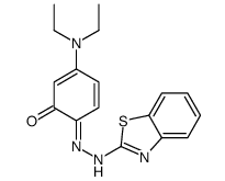 2-[(Benzothiazol-2-yl)azo]-5-(diethylamino)phenol结构式
