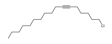 1-Chloro-6-heptadecyne结构式