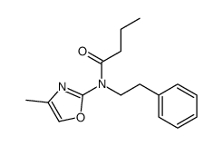 N-(4-methyl-1,3-oxazol-2-yl)-N-(2-phenylethyl)butanamide Structure