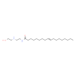 N-[2-[(2-hydroxyethyl)amino]ethyl]oleamide结构式