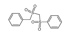 [[(Benzylsulfonyl)methyl]sulfonyl]benzene Structure