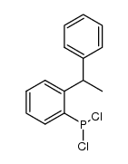 [2-(1-phenyl-ethyl)-phenyl]-phosphonous acid dichloride Structure